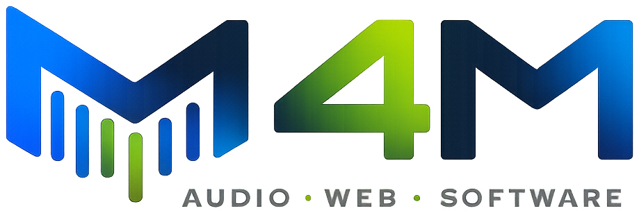 M4M Audio Web Software